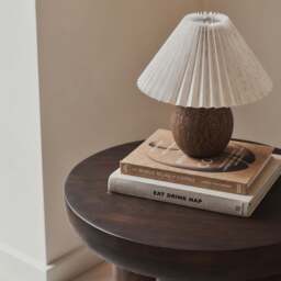 Vermont - Dark Wood Premium Round Side Table - thumbnail 5
