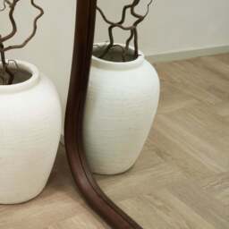 Aaliyah - Extra Large Full Length Dark Wood Irregular Mirror 180cm x 110cm - thumbnail 4