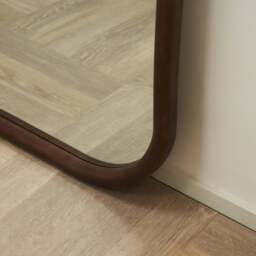 Aaliyah - Extra Large Full Length Dark Wood Irregular Mirror 180cm x 110cm - thumbnail 6