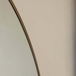 Liberty - Gold Wide Arched Metal Overmantle Mirror 120cm x 90cm - thumbnail 5