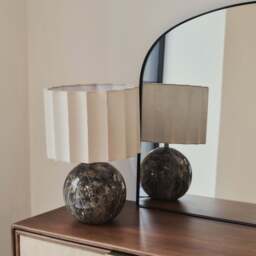 Aria - Black Metal Overmantle Wall Mirror 100cm x 70cm - thumbnail 2