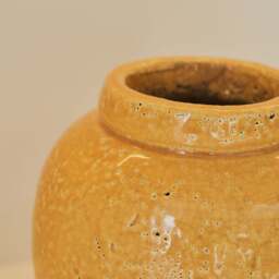 Portera - Ochre Gloss Ceramic Vase - thumbnail 5