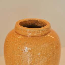 Portera - Ochre Gloss Ceramic Vase - thumbnail 2