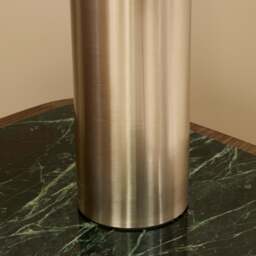 Castella - Brushed Steel Scallop Shade Table Lamp - thumbnail 3