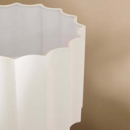 Castella - Brushed Steel Scallop Shade Table Lamp - thumbnail 5