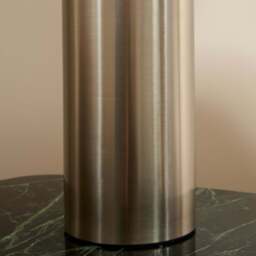 Castella - Brushed Steel Scallop Shade Table Lamp - thumbnail 6