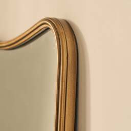 Louis - Gold Full Length Curved Metal Mirror 160cm x 60cm - thumbnail 4