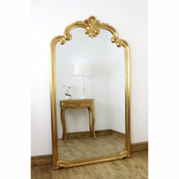Pelazzo - Full Length Extra Large Gold Ornate Mirror 185cm x 104cm - thumbnail 4