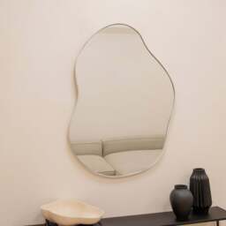 Ava - Ecru Pond Shaped Irregular Mirror 100cm x 70cm - thumbnail 3
