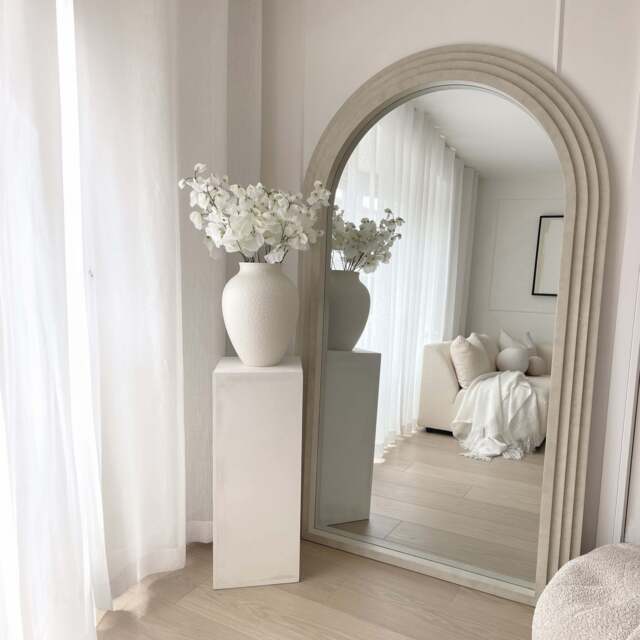 Luciana - Full Length Arched Concrete Mirror 180cm x 110cm - image 1