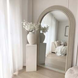 Luciana - Full Length Arched Concrete Mirror 180cm x 110cm