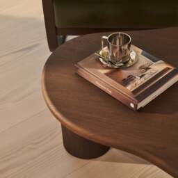 Savanna - Dark Wood Irregular Wooden Coffee Table - thumbnail 5