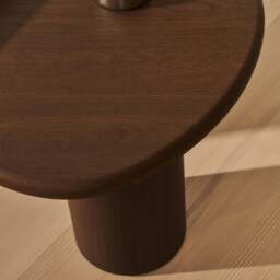 Savanna - Dark Wood Irregular Wooden Coffee Table - thumbnail 4