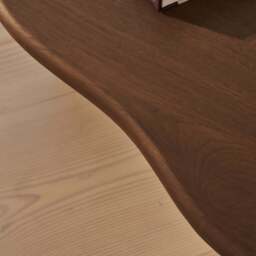 Savanna - Dark Wood Irregular Wooden Coffee Table - thumbnail 3