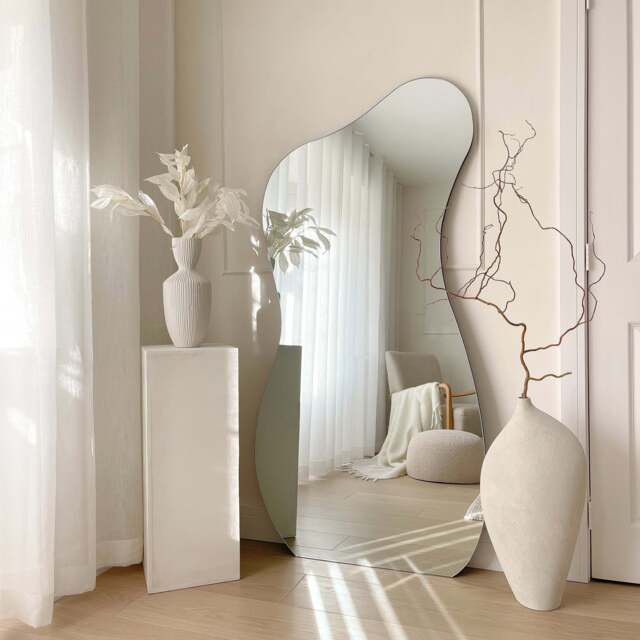 Edge - Large Frameless Full Length Pond Mirror 170cm x 80cm - image 1