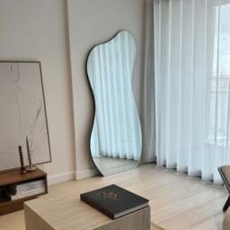 Edge - Large Frameless Full Length Pond Mirror 170cm x 80cm - thumbnail 3