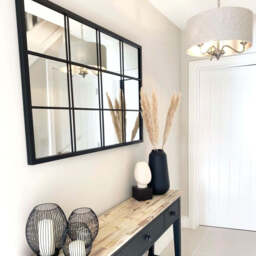 Brooklyn - Large Black Metal Wall Mirror 120cm x 80cm - thumbnail 5