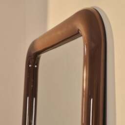 Obsidian - Full Length Rectangular Chocolate Gloss Extra Large Mirror 200cm x 120cm - thumbnail 6