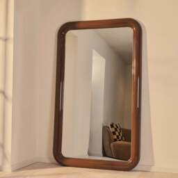 Obsidian - Full Length Rectangular Chocolate Gloss Extra Large Mirror 200cm x 120cm - thumbnail 5