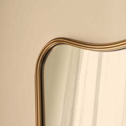 Elise - Gold Full Length Art Deco Metal Mirror 180cm x 90cm - thumbnail 4