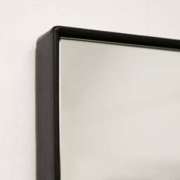 Theo - Full Length Black Rectangular Large Metal Mirror 179cm x 80cm - thumbnail 3