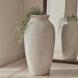 Cadira - Large Ivory Gloss Ceramic Vase - thumbnail 4