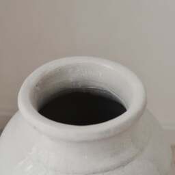 Cadira - Large Ivory Gloss Ceramic Vase - thumbnail 5