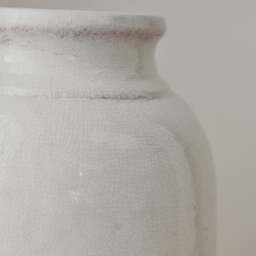 Cadira - Large Ivory Gloss Ceramic Vase - thumbnail 6