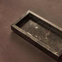 Travara - Dark Emperador Marble Rectangular Decorative Tray - thumbnail 6