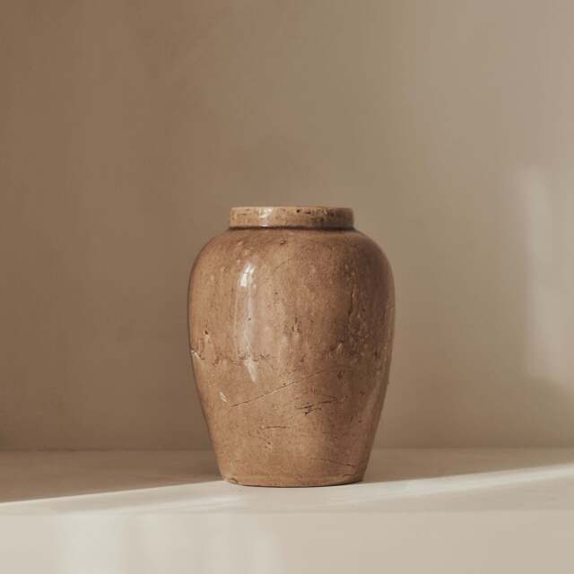 Portera - Caramel Gloss Ceramic Vase - image 1