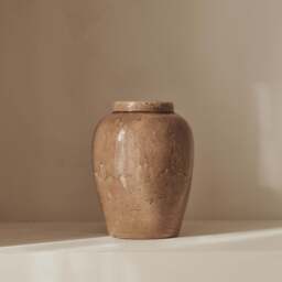 Portera - Caramel Gloss Ceramic Vase