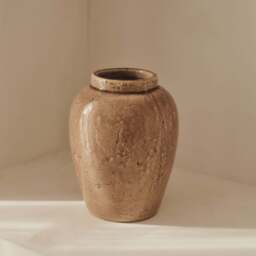 Portera - Caramel Gloss Ceramic Vase - thumbnail 4