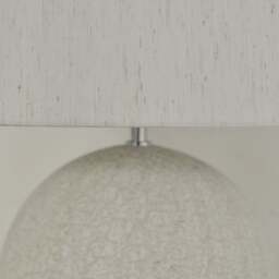 Corsica - Large Stone Ceramic Drum Shade Table Lamp - thumbnail 4