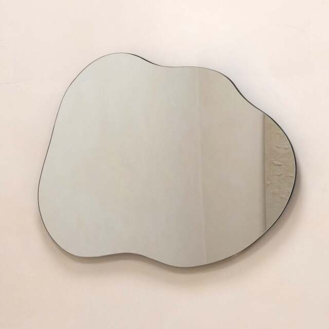 Edge - Frameless Irregular Pond Mirror 84cm x 64cm - image 1