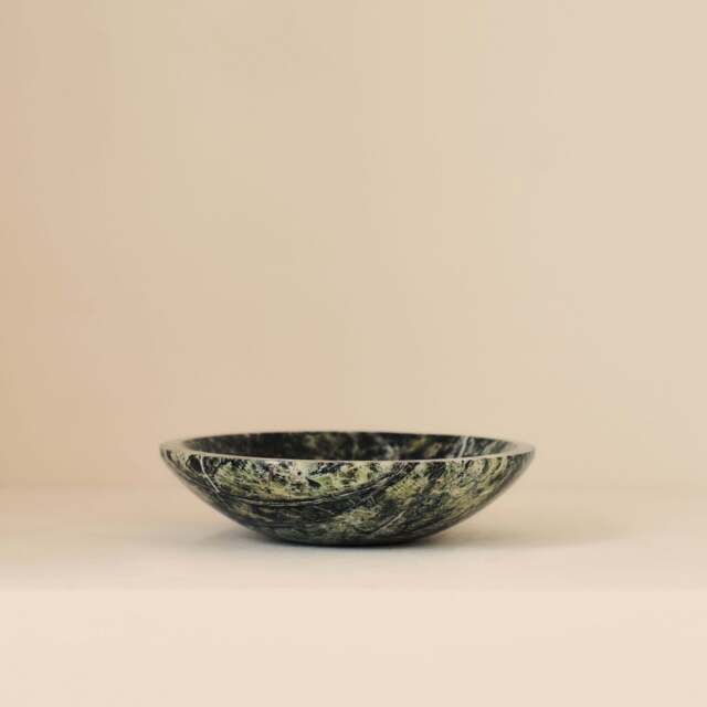 Marbelle - Green Marble Decorative Bowl - image 1