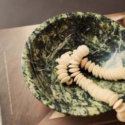 Marbelle - Green Marble Decorative Bowl - thumbnail 6