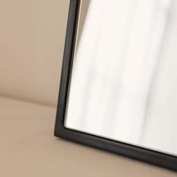 Liberty - Black Arched Metal Wall Mirror 50cm x 30cm - thumbnail 6