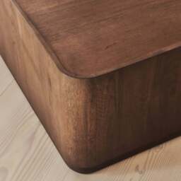 Fairmont - Dark Wood Premium Rectangular Coffee Table - thumbnail 3