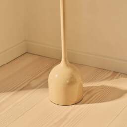 Esme - Beige Gloss Inverted Scallop Shade Floor Lamp - thumbnail 6