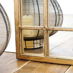 Bexley - Gold Full Length Metal Mirror 180cm x 70cm - thumbnail 5