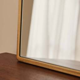 Liberty - Gold Arched Metal Wall Mirror 50cm x 30cm - thumbnail 5