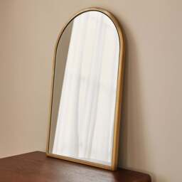 Liberty - Gold Arched Metal Wall Mirror 50cm x 30cm - thumbnail 4
