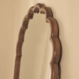Safi - Full Length Large Arched Dark Wood Mirror 190cm x 90cm - thumbnail 5