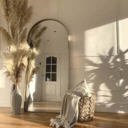 Arcus - Full Length Arched Gold Large Metal Mirror 170cm x 80cm - thumbnail 4