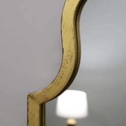 Algiers - Large Full Length Gold Arched Metal Mirror 150cm x 60cm - thumbnail 3