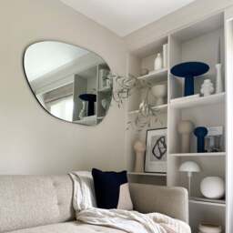 Edge - Large Frameless Irregular Pond Mirror 100cm x 75cm - thumbnail 6