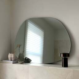 Edge - Large Frameless Irregular Pond Mirror 100cm x 75cm - thumbnail 2