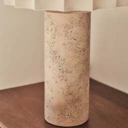 Castella - Travertine Scallop Shade Table Lamp - thumbnail 6