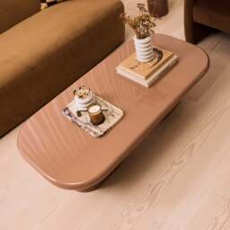 Rivington - High Gloss Mocha Large Rectangular Coffee Table - thumbnail 4