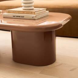 Rivington - High Gloss Mocha Large Rectangular Coffee Table - thumbnail 5